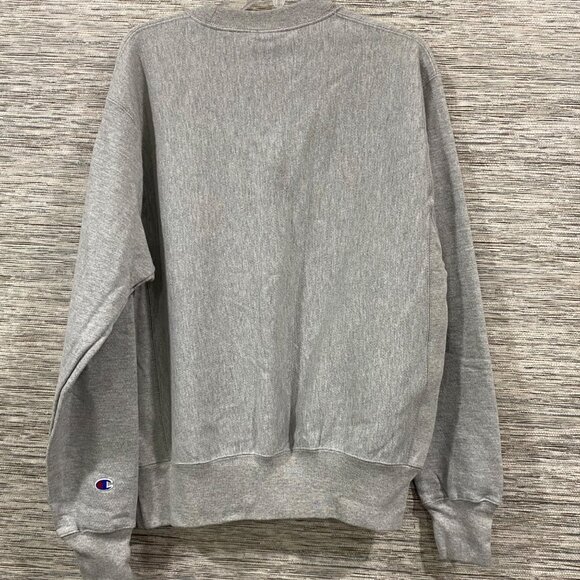 Champion 100 Year Anniversary Gray Crewneck Sweatshirt Medium NWT - Picture 6 of 6